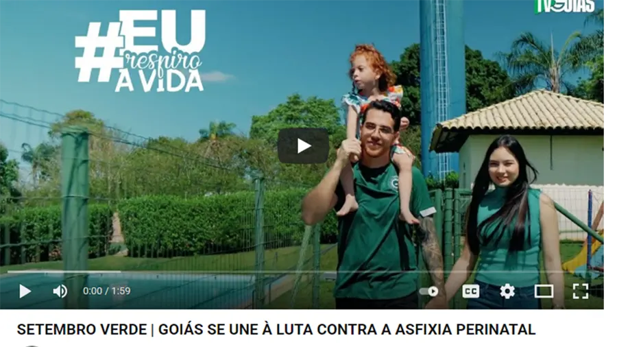SETEMBRO VERDE GOIÁS SE UNE À LUTA CONTRA A ASFIXIA PERINATAL